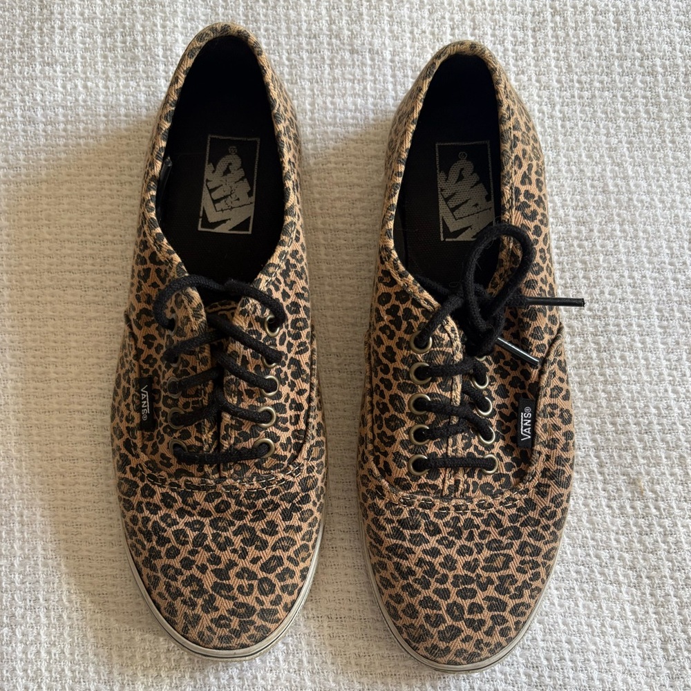 Vans Wild Leopard Canvas Shoes